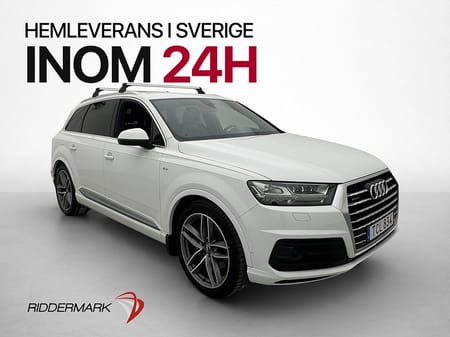 Audi Q7 50 TDI quattro Q S Line Cockpit BOSE 360° Skinn Luftfjädring