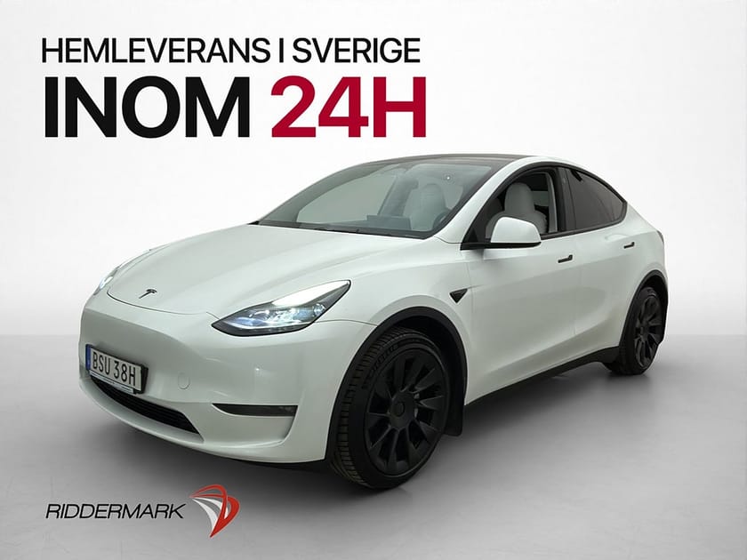 Bild 4 av Tesla Model Y Long Range AWD Svensksåld Ljus-Interiör Drag
