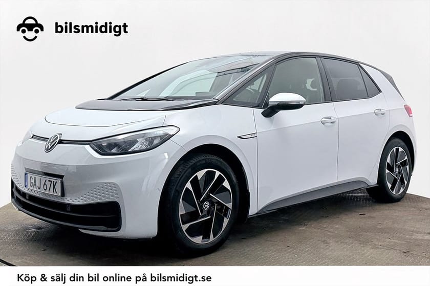 Bild 1 av Volkswagen ID.3 Pro Performance Perform Life Komfort Delläder Navi Kamera P-Sens 204hk