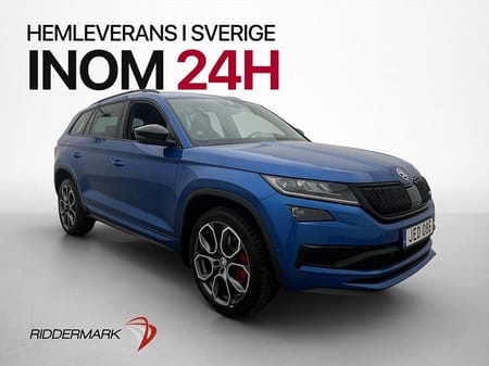 Škoda Kodiaq RS Skoda 2.0 TDI 4x4 7-Sits Pano Cockpit CANTON Drag