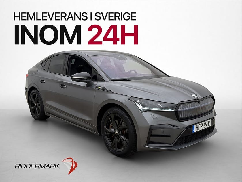 Bild 1 av Škoda Enyaq Coupé RS iV Skoda Drag Pano HUD Canton Crystal Face MOMS