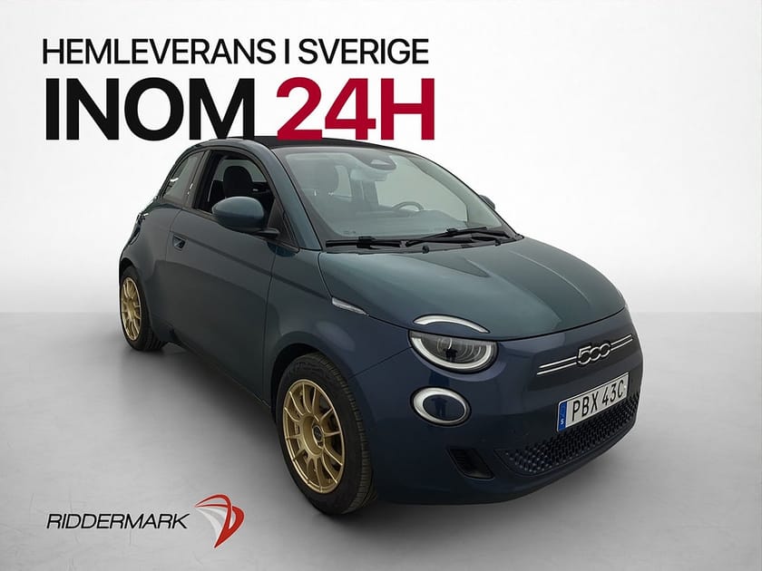 Bild 4 av Fiat 500Ce 500C 42 kWh 118hk Cabriolet Kamera Navi MOMS