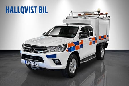 Toyota Hilux Extra Cab 2.4 4WD Euro 6 Servicebil, Vinsch, Inredning