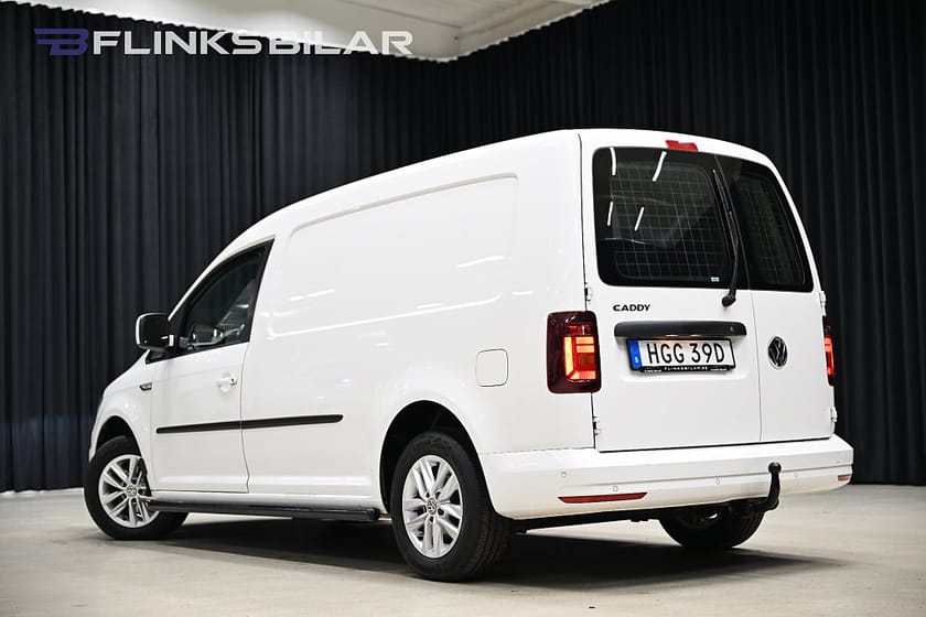 Bild 4 av Volkswagen Caddy Maxi Van DSG 102HK Nedlackad|LED|Inredd|Drag|Värmare|Leasbar
