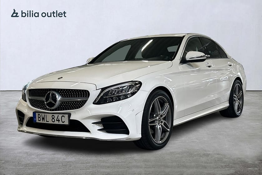 Bild 1 av Mercedes-Benz C 200 d 9G-Tronic AMG Line 160hk Backkamera Navi P-sensor