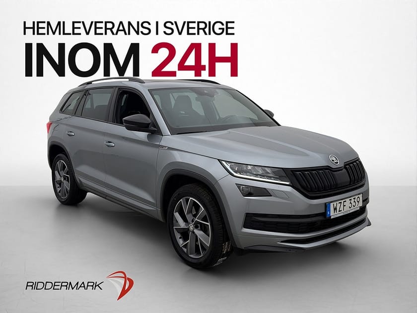 Bild 1 av Škoda Kodiaq Skoda 2.0 TDI 4x4 7-Sits Sportline Pano Canton Kamera