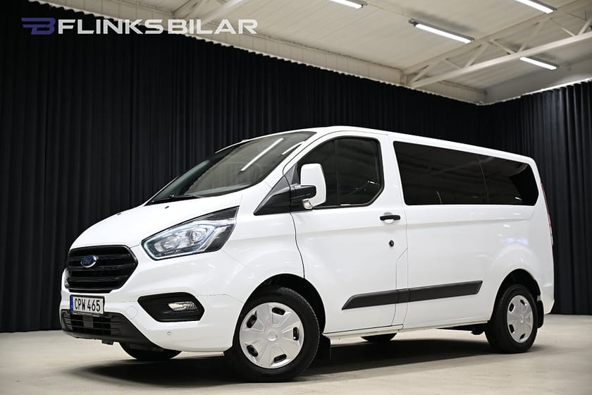 Bild 1 av Ford Transit Custom 320 Kombi 130HK Automat|9-Sits|D-Värmare|Backkamera