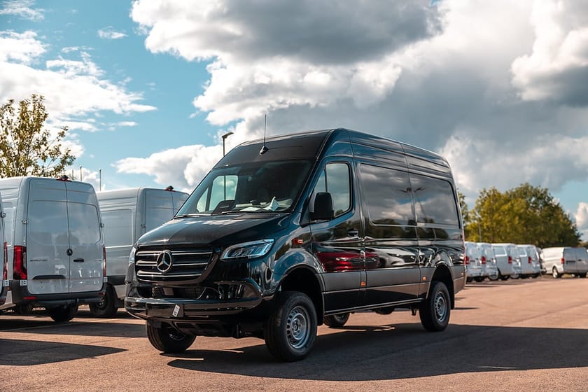 Bild 2 av Mercedes-Benz Sprinter 319 CDI 4x4 Panel Van Skåpbil 9G-Tronic Euro 6