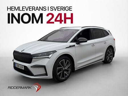 Škoda Enyaq iV 80 Skoda 204hk Sportline Värmare Dragkrok Kamera MOMS