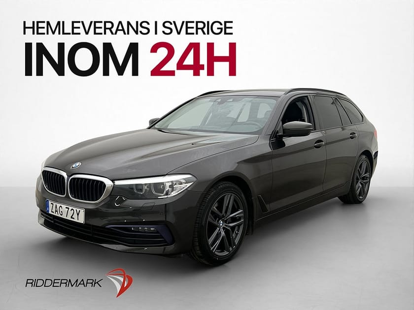 Bild 1 av BMW 520d xDrive Touring 520 Sport line Kamera Halvskinn Drag