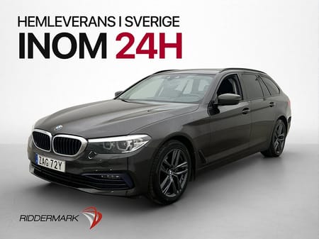 BMW 520d xDrive Touring 520 Sport line Kamera Halvskinn Drag