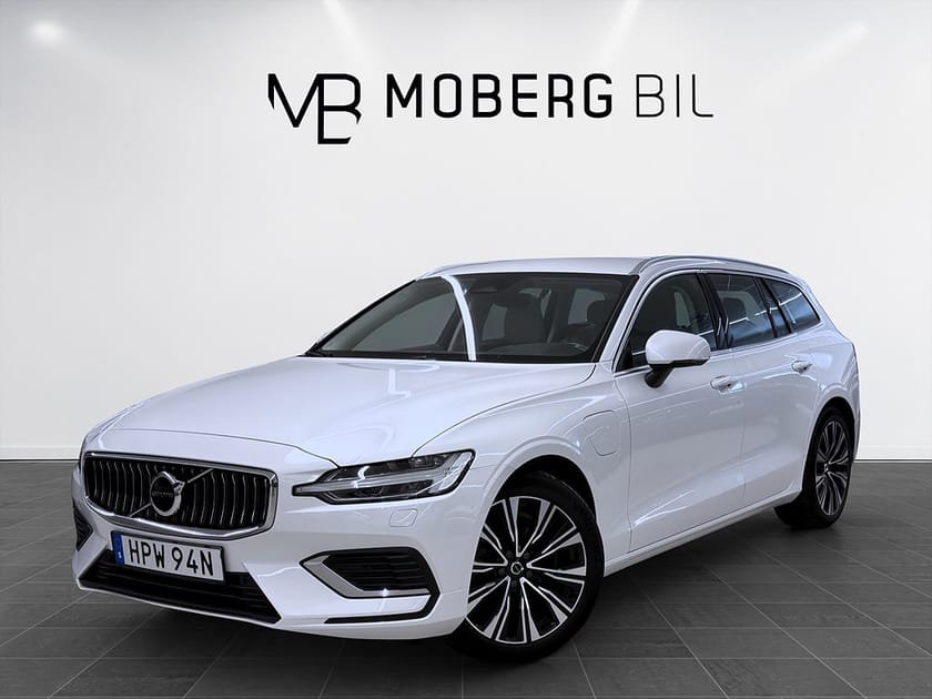 Bild 1 av Volvo V60 Recharge T6 399hk Helg på Moberg! Core Edt H/K B-Kam Läder