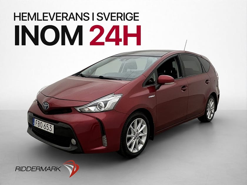 Bild 3 av Toyota Prius+ Hybrid 122hk 7-sits Panorama Läder Backkamera