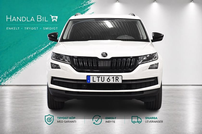 Bild 3 av Škoda Kodiaq 7-Seater 2.0 TDI 4x4 Businessline 7-sits Drag D-Värm Rattv 190hk