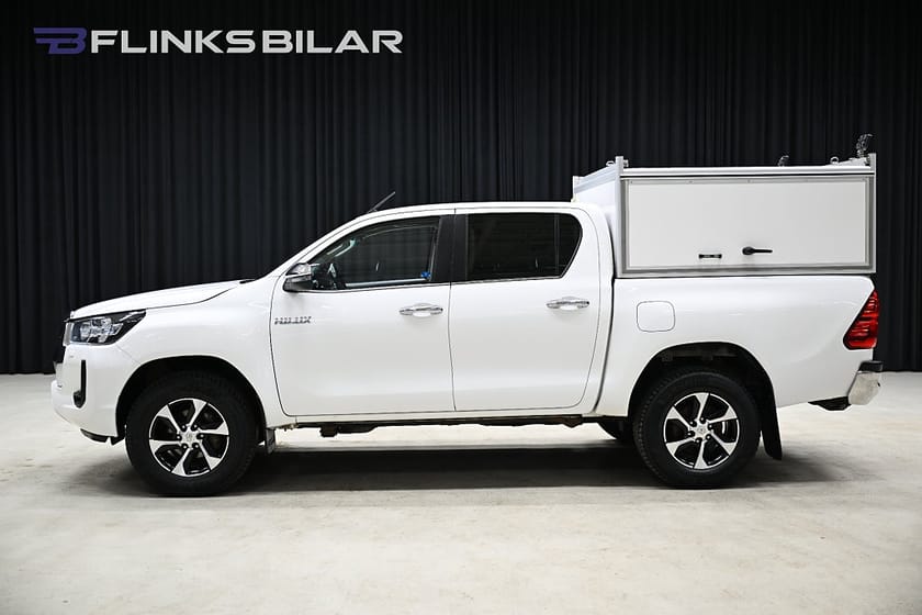 Bild 3 av Toyota Hilux Dubbelhytt 2.4 AWD 150HK Automat|Kåpa|Släde|Drag|Värmare|Leasbar