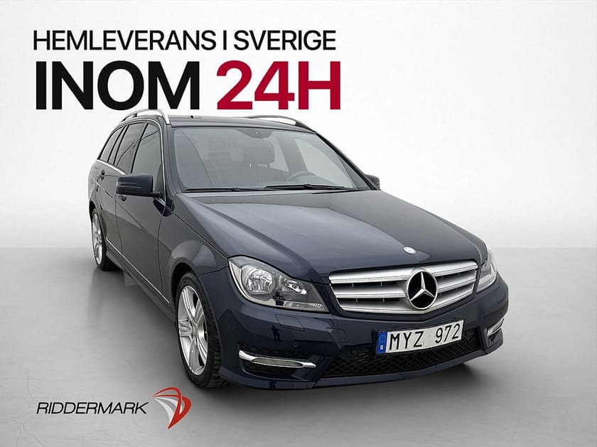 Bild 1 av Mercedes-Benz C 200 T CDI BE 136hk AMG Sport Sensorer Halvskinn