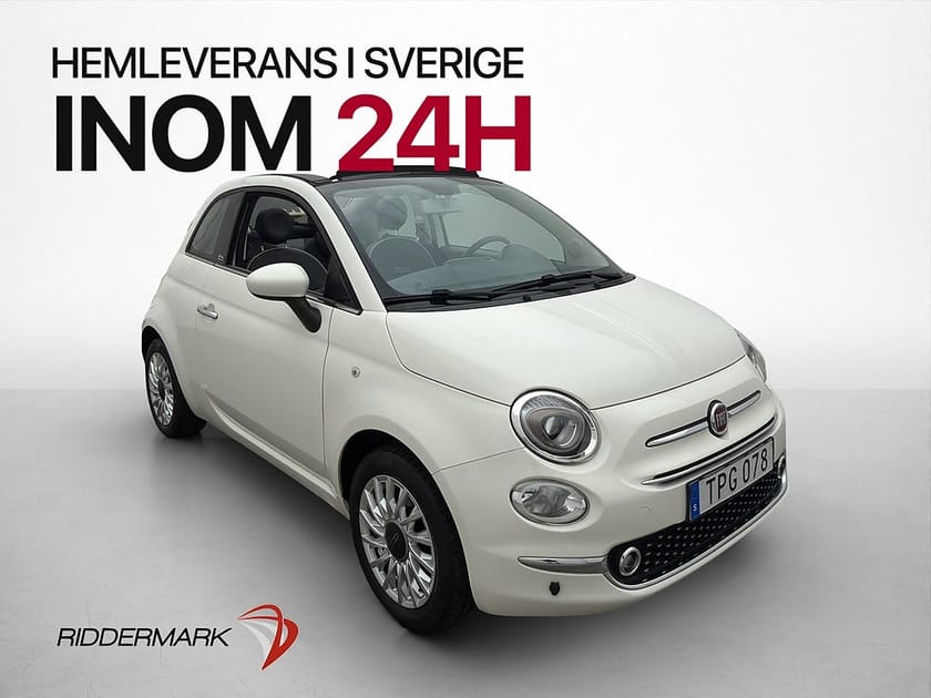 Bild 3 av Fiat 500C 69hk Lounge Cabriolet Värmare P-Sensorer BT