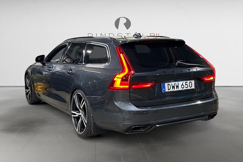 Bild 5 av Volvo V90 D5 AWD 235 HK AUT R-DESIGN DRAG B&W VOC PANO 360° 21"
