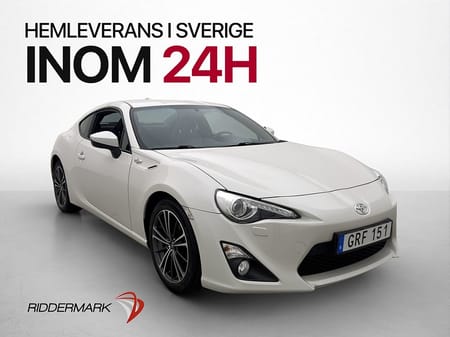 Toyota GT86 2.0 H4 200hk Svensksåld 3-Brukare Sportstolar