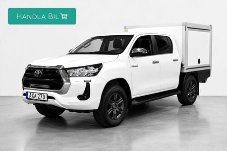 Toyota Hilux Dubbelhytt 2.8 AWD Moms Kåpa Inredd B-kam Navi Drag 204hk
