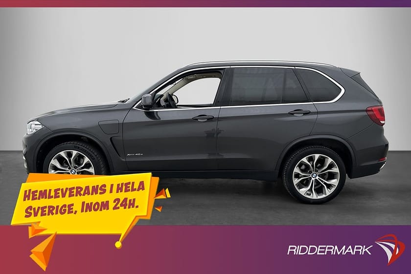 Bild 4 av BMW X5 xDrive40e 313hk Pano H/K Kamera Skinn Navi Drag