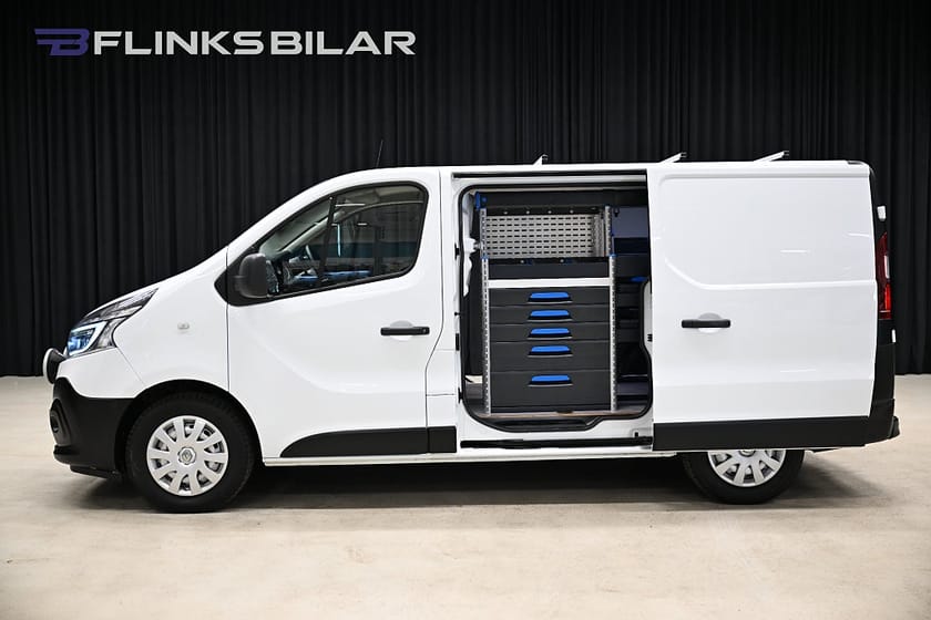 Bild 1 av Renault Trafic Skåpbil 145HK Automat|Servicebil|Inredd|Dubbeldörr|Moms|SeUtr!!