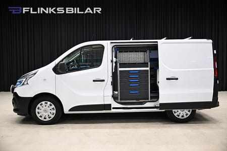 Renault Trafic Skåpbil 145HK Automat|Servicebil|Inredd|Dubbeldörr|Moms|SeUtr!!