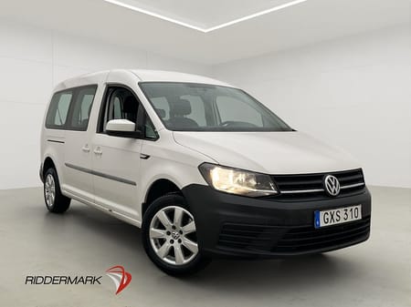 Volkswagen Caddy Maxi Life 7-Seater 5-Sits Dragkrok Farthållare MOMS