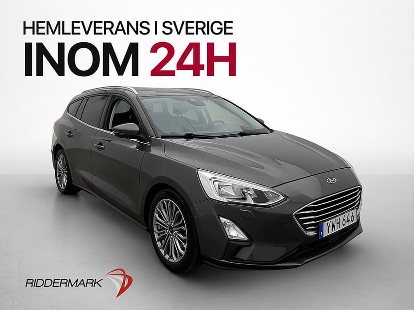Bild 1 av Ford Focus Kombi 1.0 EcoBoost 125hk Titanium B-Kamera Dragkrok