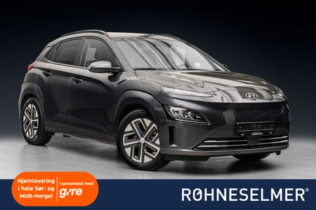 Hyundai Kona Electric 64 kWh Premium LR/5 års nybilgaranti uten kilometerbegrensning