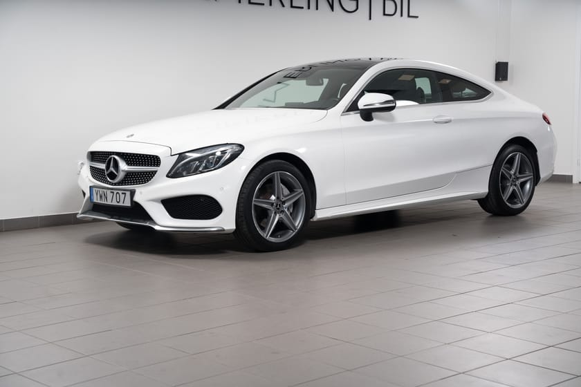 Bild 2 av Mercedes-Benz C 200 Coupé  4MATIC AMG Värmare Taklucka Burmester