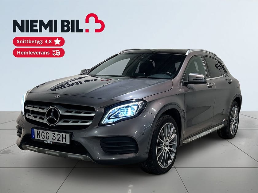 Bild 1 av Mercedes-Benz GLA 220 4MATIC 4M 7G-DCT AMG Line Drag Pvärm Pano Kamera GPS SoV