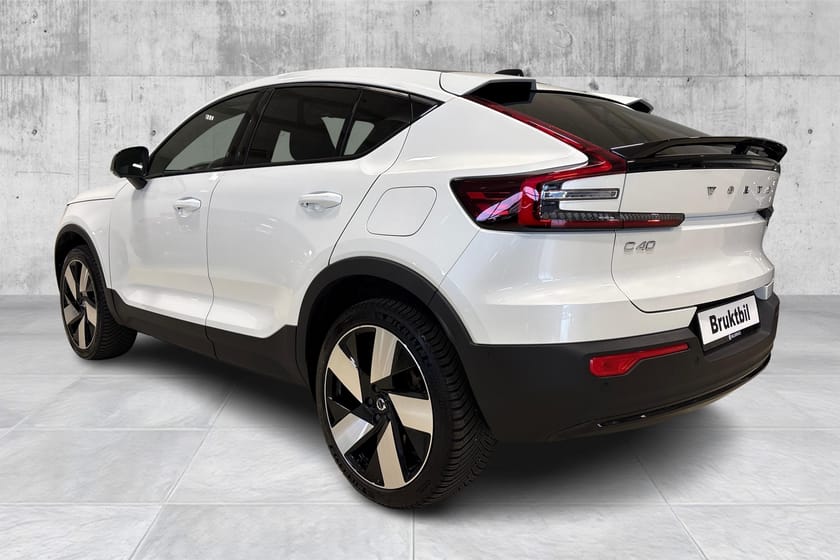 Bilde 3 av Volvo C40 Recharge Twin motor Ultimate AWD H-feste/H&K/360°/PIXEL/Panorama/ACC/20"++