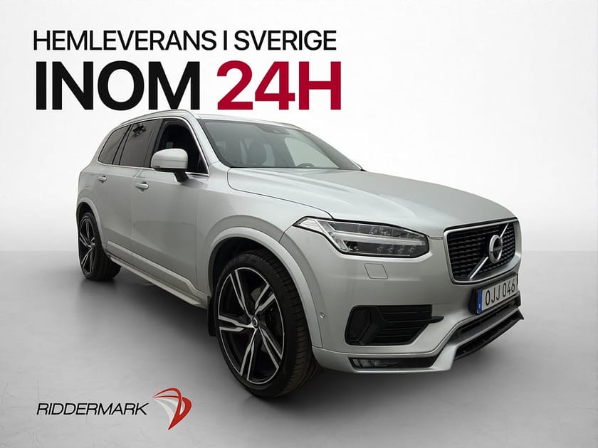 Bild 1 av Volvo XC90 7-seater D5 AWD 235hk 7-sits R-Design B&O Pano Kamera