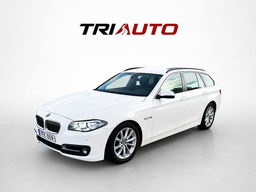 Bild 1 av BMW 520d Touring Steptronic M-Ratt Eldragkrok Läder Svensksåld
