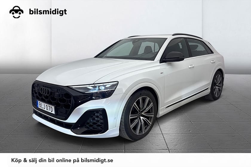 Bild 1 av Audi Q8 60 TFSI e quattro Q S Line BlackApp+ Drag 360° Valcona MOMS 490hk