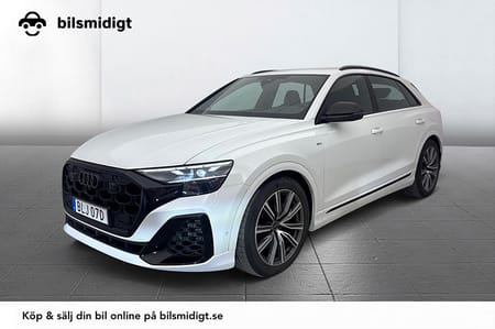 Audi Q8 60 TFSI e quattro Q S Line BlackApp+ Drag 360° Valcona MOMS 490hk