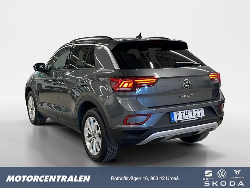 Bild 4 av Volkswagen T-Roc LIFE 1.5TSI 150HK/Drag/M.värmare/Ink.v.hjul