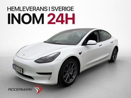 Tesla Model 3 Standard Range Plus 325hk Autopilot Pano Sv-Såld