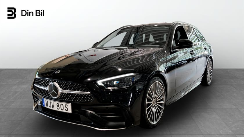 Bild 1 av Mercedes-Benz C 220 T d AMG Nav/19"/360/Drag/Elstolar 200Hk