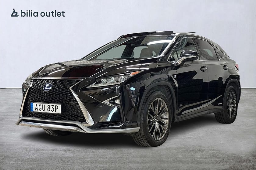 Bild 1 av Lexus RX 450h AWD F Sport 313hk Panorama HuD Navi Drag 360°