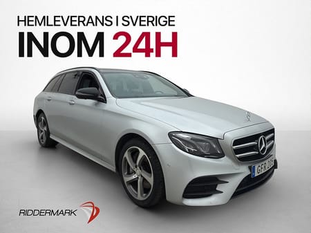 Mercedes-Benz E 220 T d AMG Wide Pano Burmester 360° D-Värm