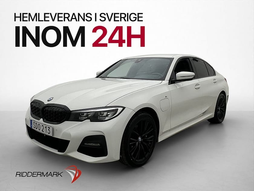 Bild 1 av BMW 330e Sedan 292hk M-Sport Navi HiFi CarPlay Halvskinn