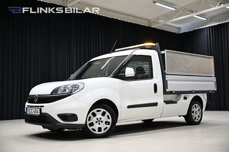 Fiat Doblò WORK UP 1.3 90HK Flak|Drag|3-Sits|Kamkedja|M/K-Värmare