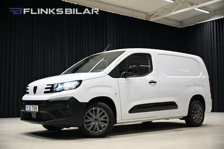 Peugeot Partner Utökad Last 130HK L2 Automat|Drag|Värmare|GPS|Backkamera|NYA|Moms