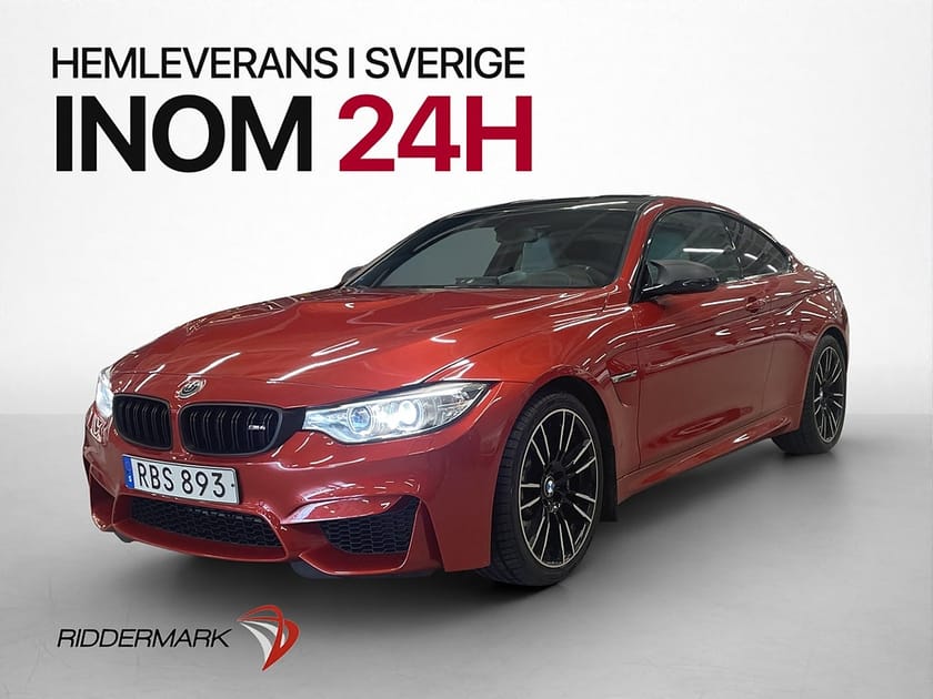 Bild 3 av BMW M4 Coupé 431hk Kolfiber HUD Skinn Elstol Navi HiFi