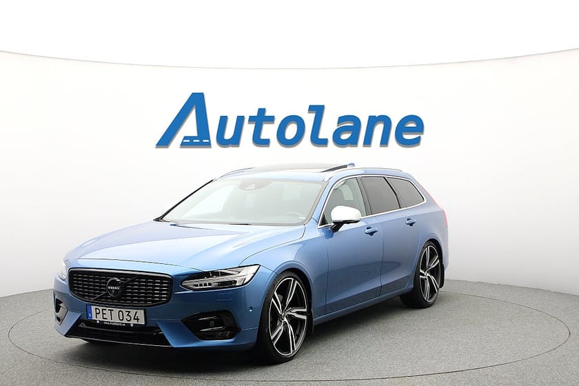 Bild 4 av Volvo V90 D5 AWD R-Design,Polestar, B&W,Pano,HUD,360°,Drag,21"