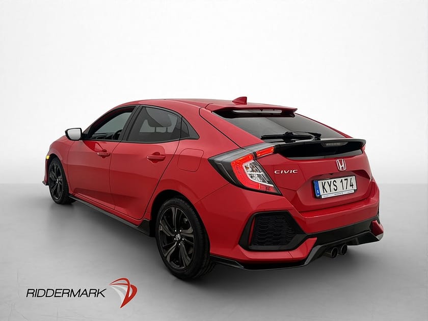 Bild 5 av Honda Civic 182hk Sport Plus Glastak Kamera Navi Nyservad