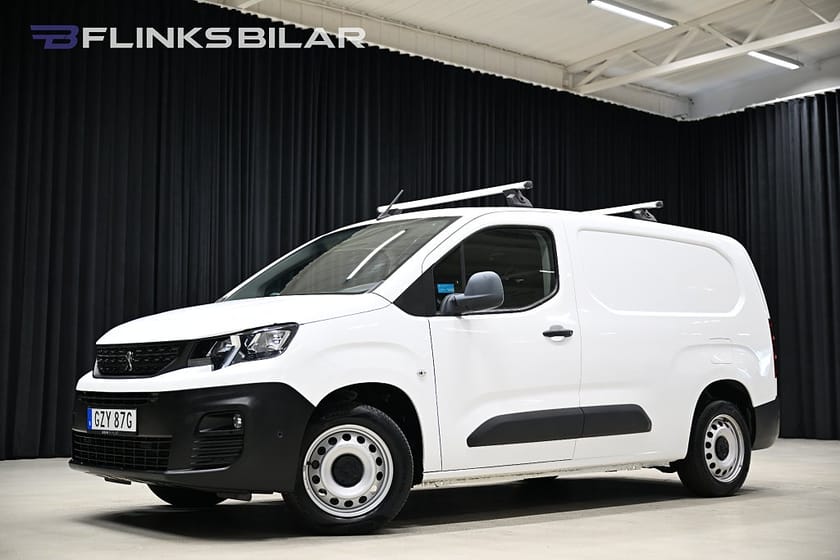 Bild 1 av Peugeot Partner Utökad Last 102HK L2 Inredning|Dubbelgolv|Drag|Värmare|Leasvbar