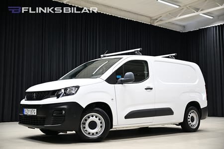 Peugeot Partner Utökad Last 102HK L2 Inredning|Dubbelgolv|Drag|Värmare|Leasvbar